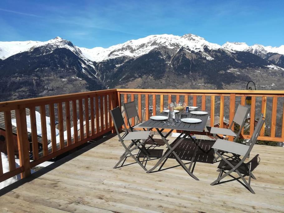 Chalet La Plagne Montalbert Pied Des Pistes 外观 照片